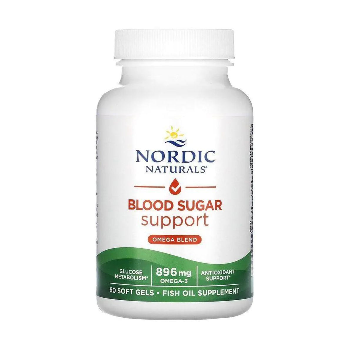 Риб'ячий жир Nordic Naturals Omega Blood Sugar Контроль цукру 869 мг, 60 гелевих капсул